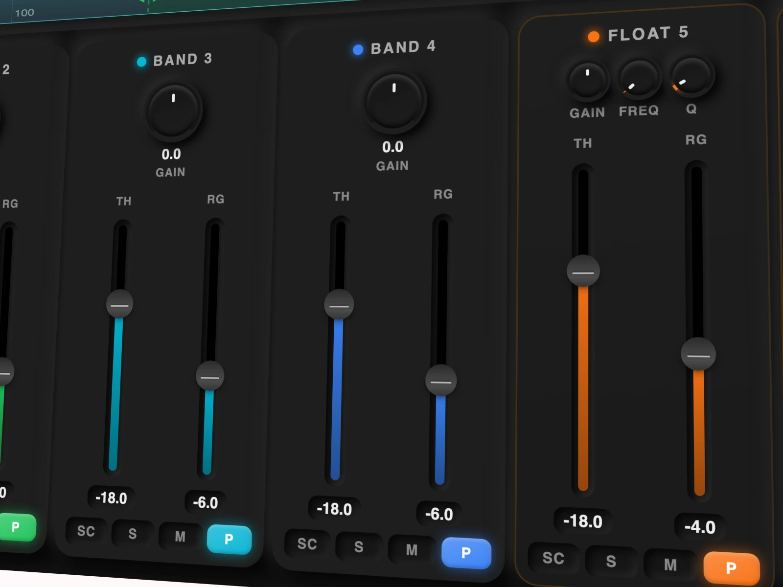 Per-band control
