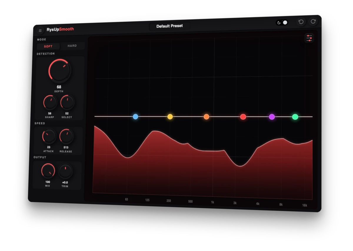 RysUpSmooth vocal smoothing plugin for overall vocal polish