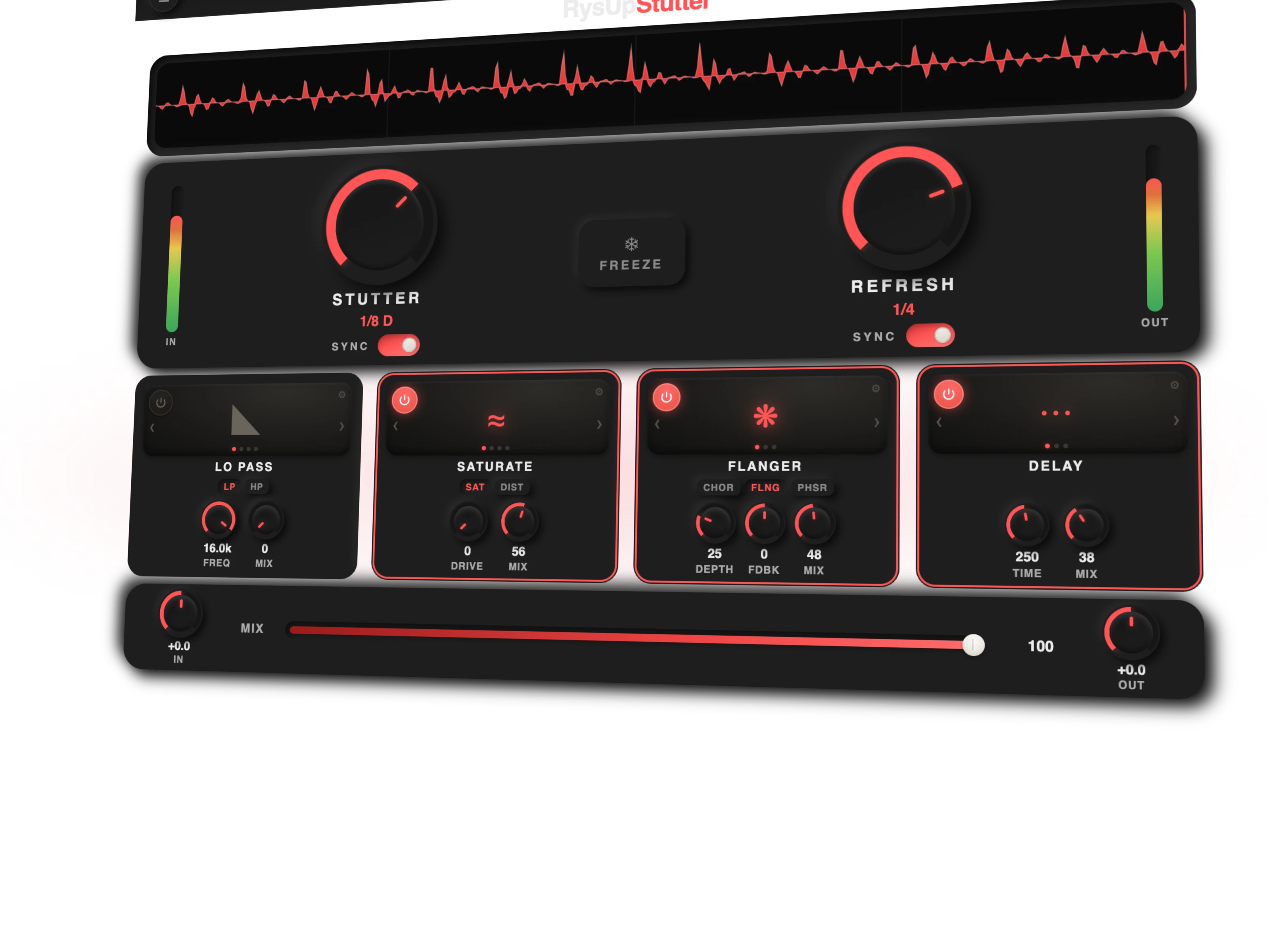 RysUpStutter 24 effect character rack