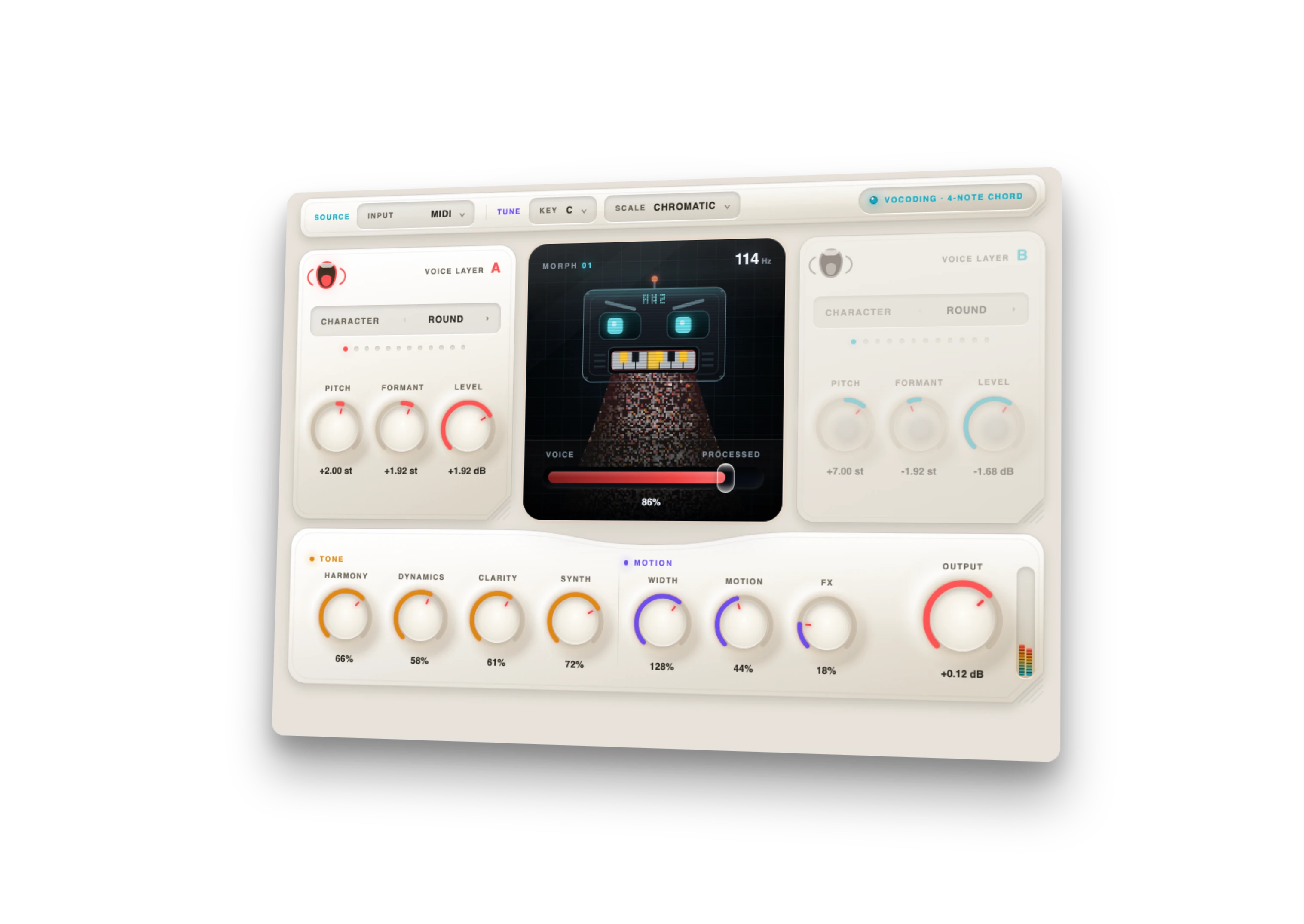 RysUpVocoder plugin interface