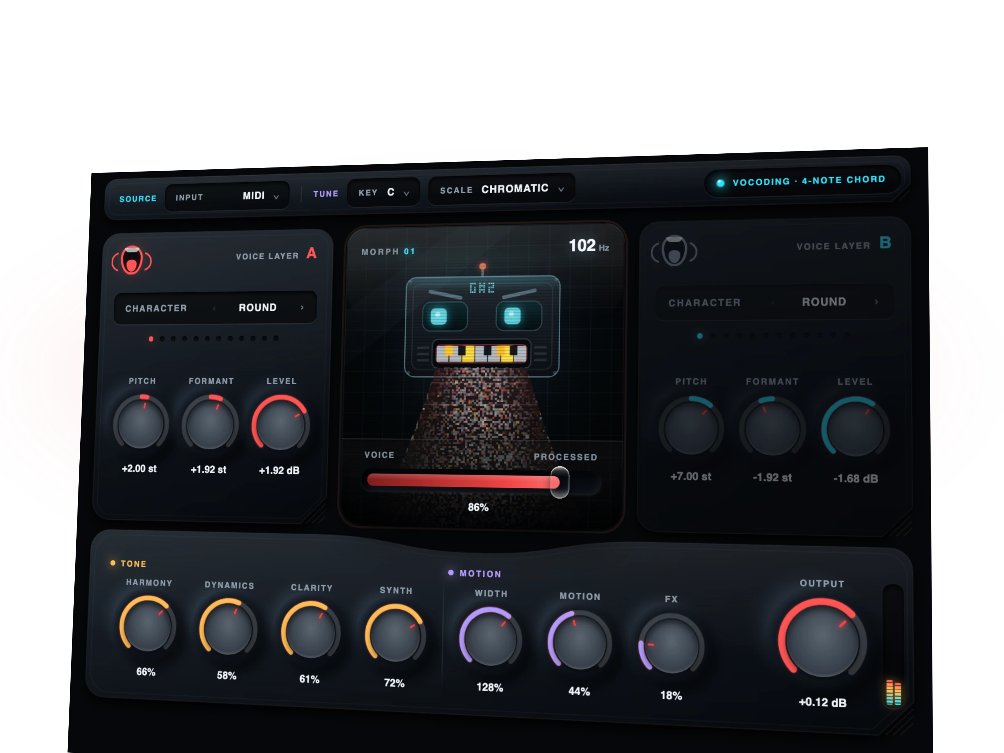 RysUpVocoder plugin interface
