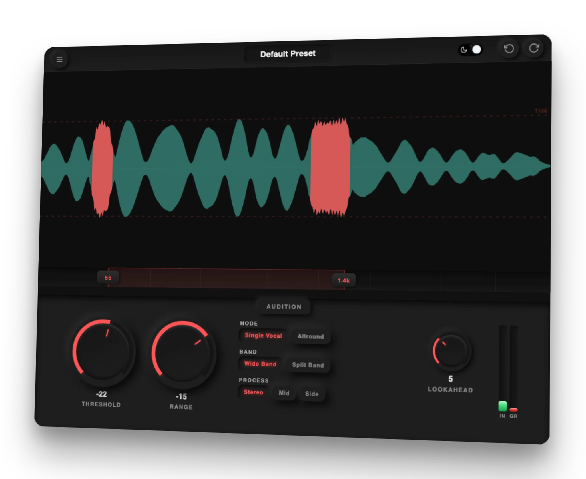 RysUpDS interface