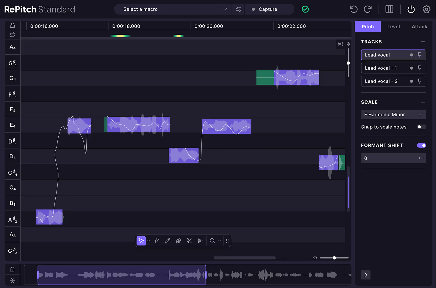 RePitch 2 Standard official plugin interface