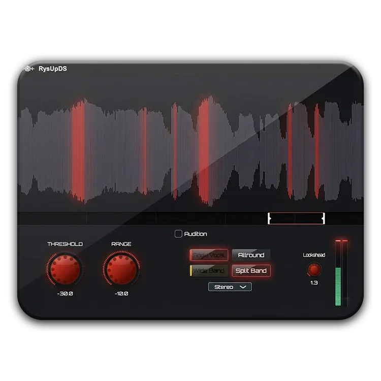 RysUpDS Professional Audio Plugin Packaging - High Fidelity WebP