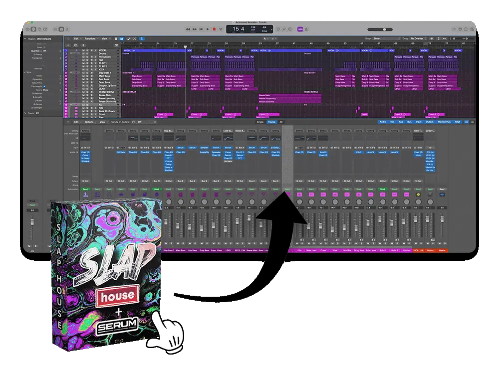 Sample pack drag n drop