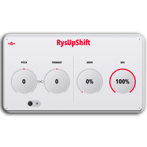 RysUpShift Vocal Pitch Shifter Plugin Interface