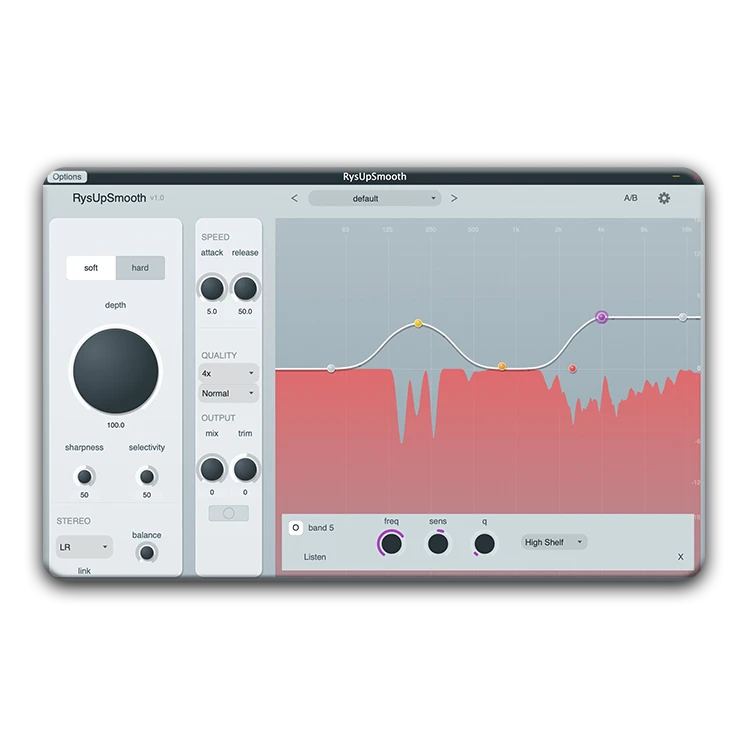 RysUpSmooth - Spectral Resonance Smoother