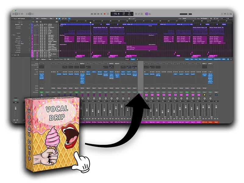 drag and drop vocal presets